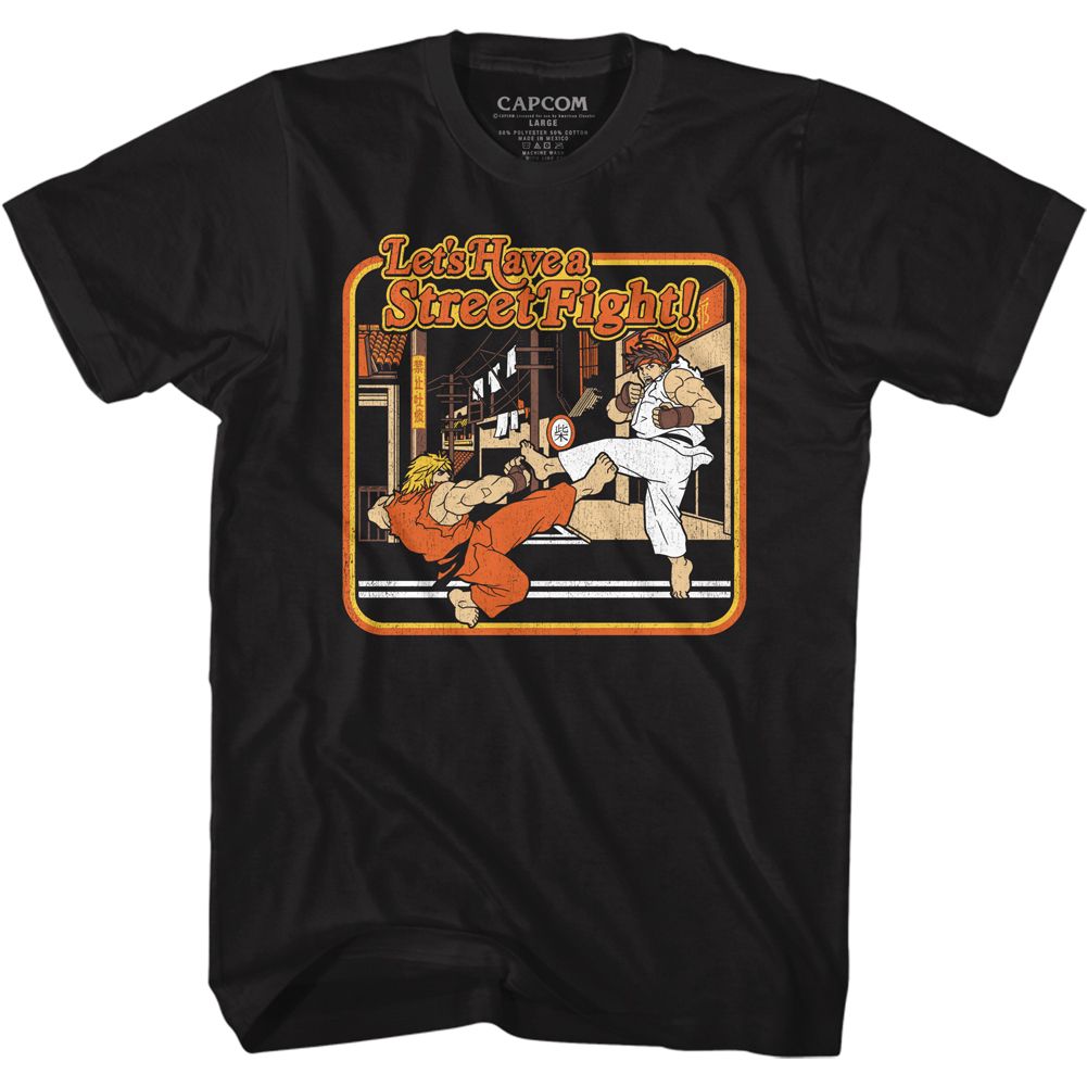 Street Fighter - Storybook Style - Short Sleeve - Adult - T-Shirt - clothing by TeeHivey.com