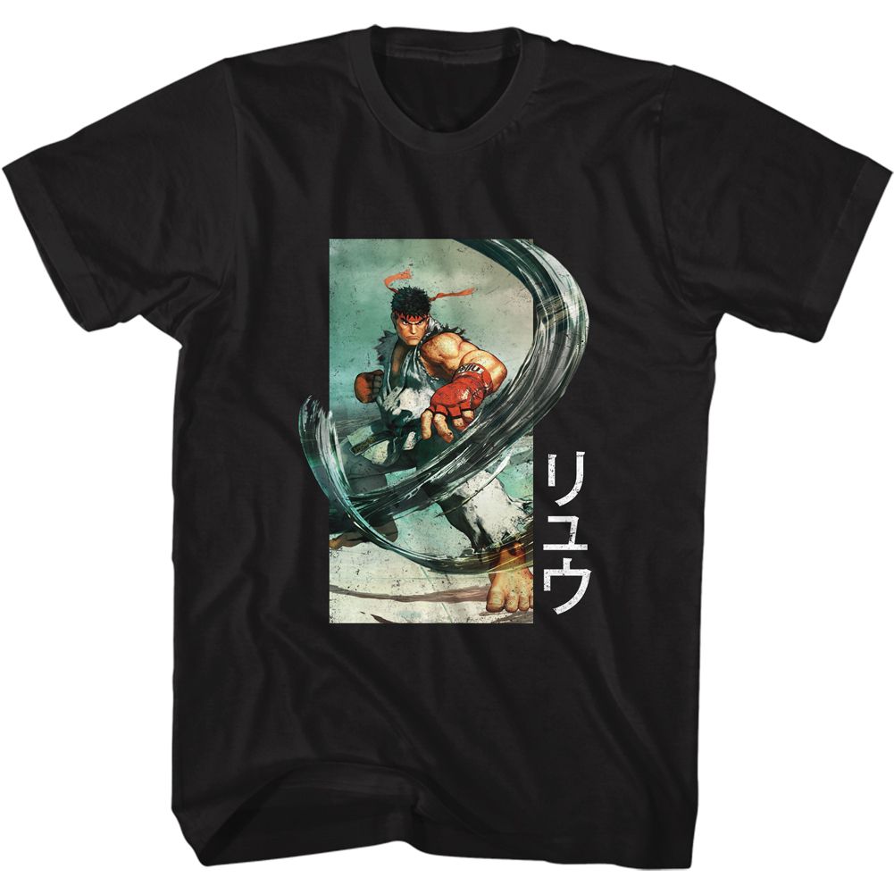 Street Fighter - Ryu Air Punch - Short Sleeve - Adult - T-Shirt - clothing by TeeHivey.com