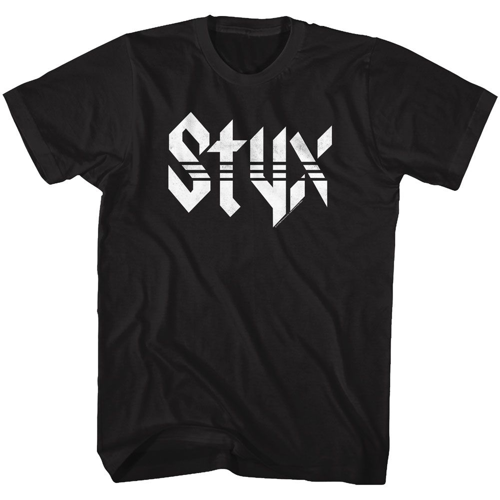 Styx - White Logo - Short Sleeve - Adult - T-Shirt - clothing by TeeHivey.com