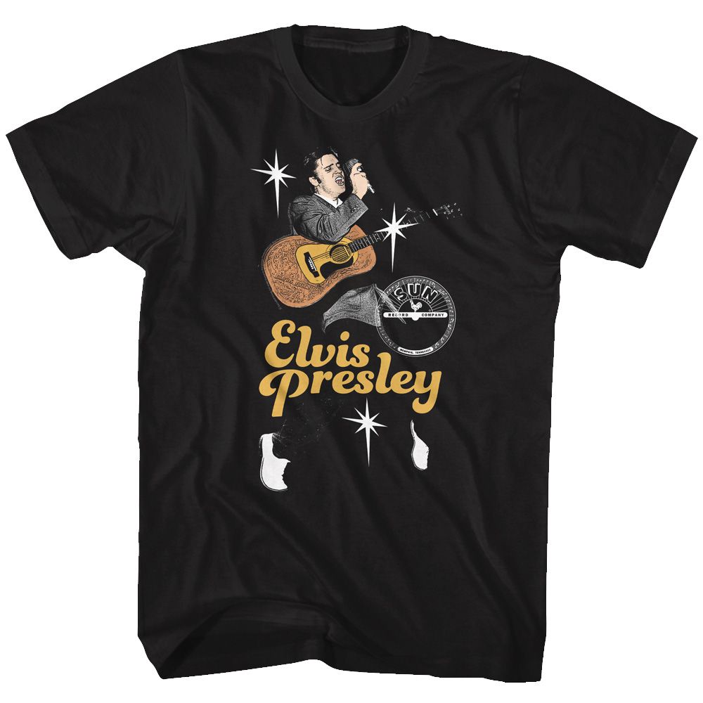 Elvis Presley - Sun Records - Sparkle - Short Sleeve - Adult - T-Shirt