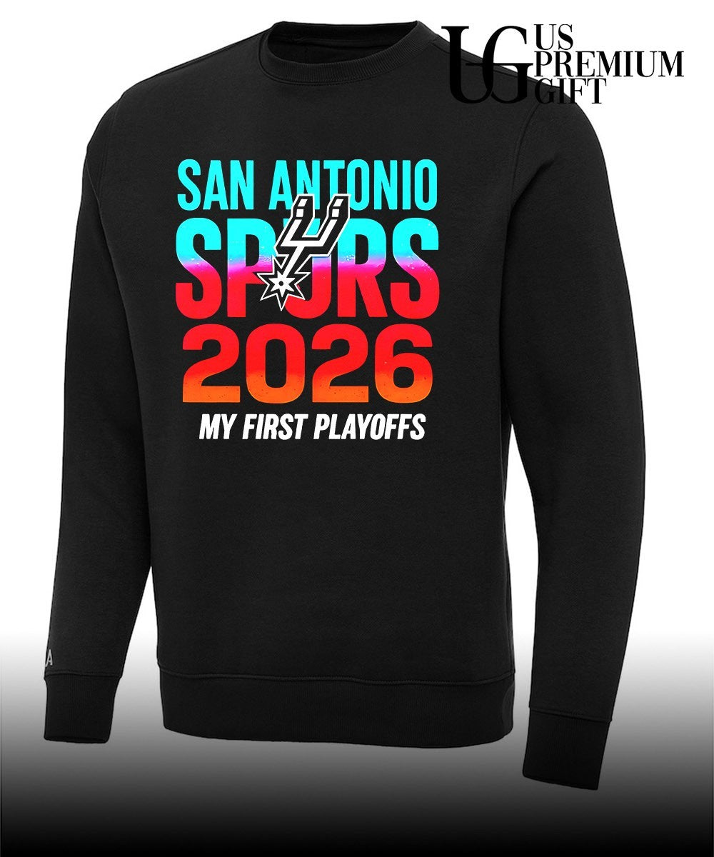San Antonio Spurs Infant Item Of The Game 2026 Playoffs My First Playoffs shirt