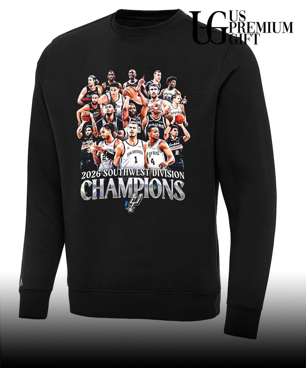 San Antonio Spurs NBA 2026 Southwest Division Champions shirt