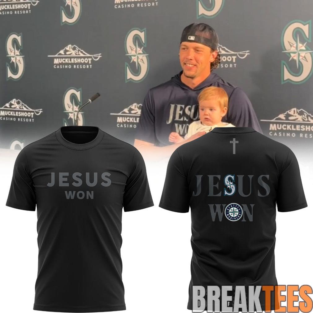 Seattle Mariners JESUS WON 2026 T-Shirt