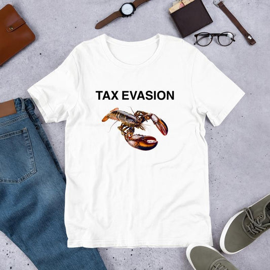 Tax Evasion Lobster Unisex T-Shirt Y2K Funny Meme Shirt / Ironic Shirt / Weirdcore Clothing / Shirt Joke Gift  T-shirt, sweater and Hoodie