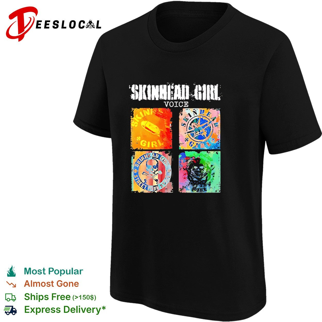 Skinhead Girl Voice Skinhead Girl Skinhead Girl Street Punk Skinhead Girl shirt