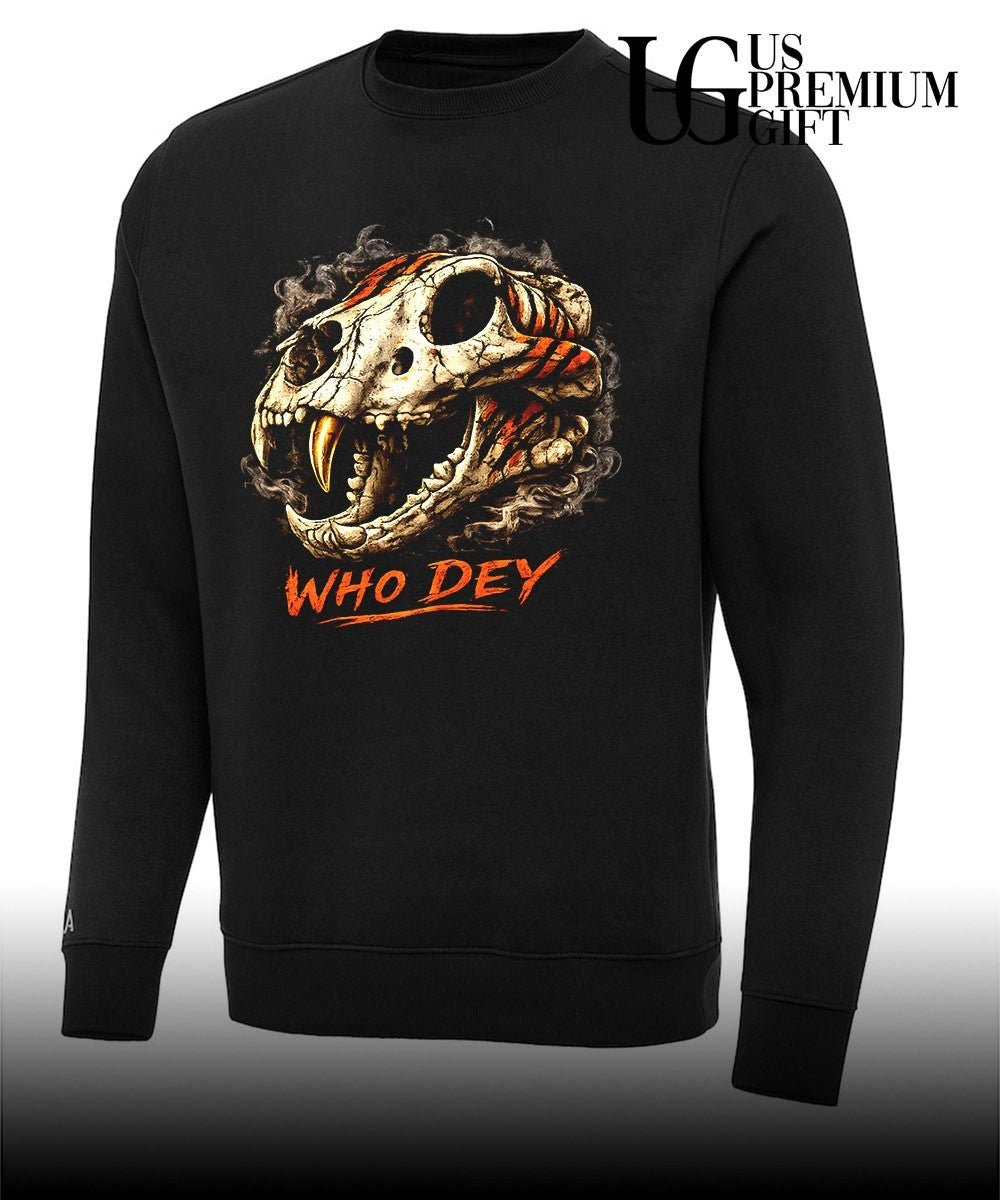 Skull Tiger who Dey Cincinnati Bengal shirt