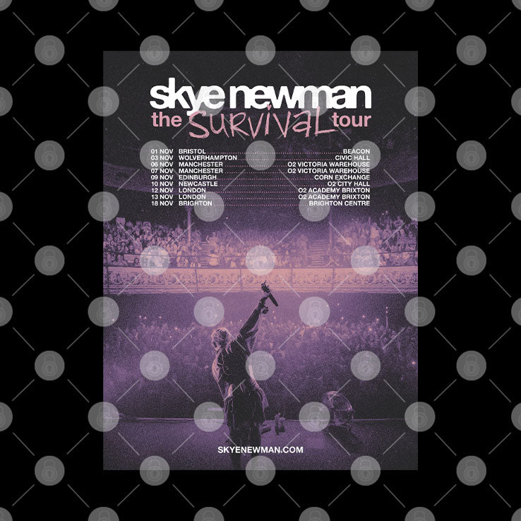 Skye Newman Survival Tour 2026 T Shirt