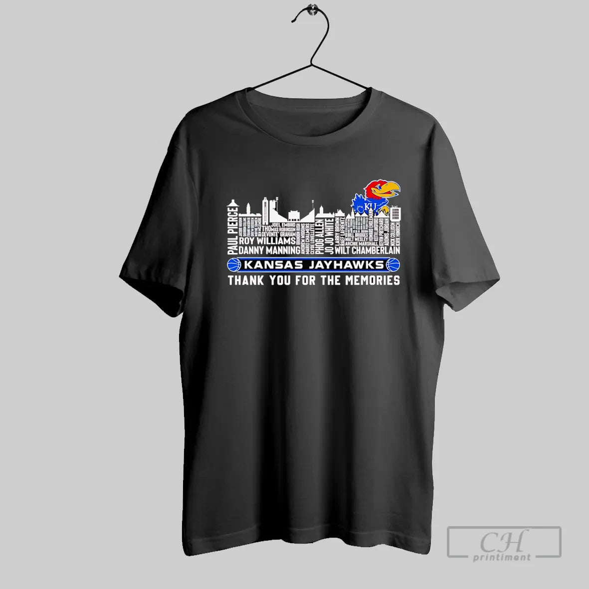 Skyline Kansas Jayhawks Thank You For The Memories - clothing by TeeHivey.com