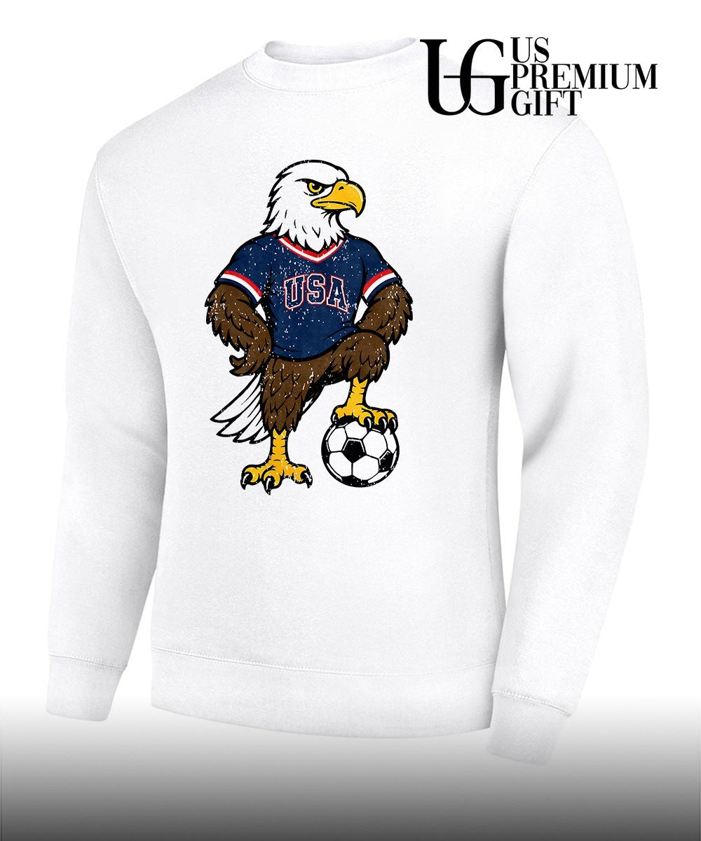 Soccer mascot Bald Eagle USA Team shirt