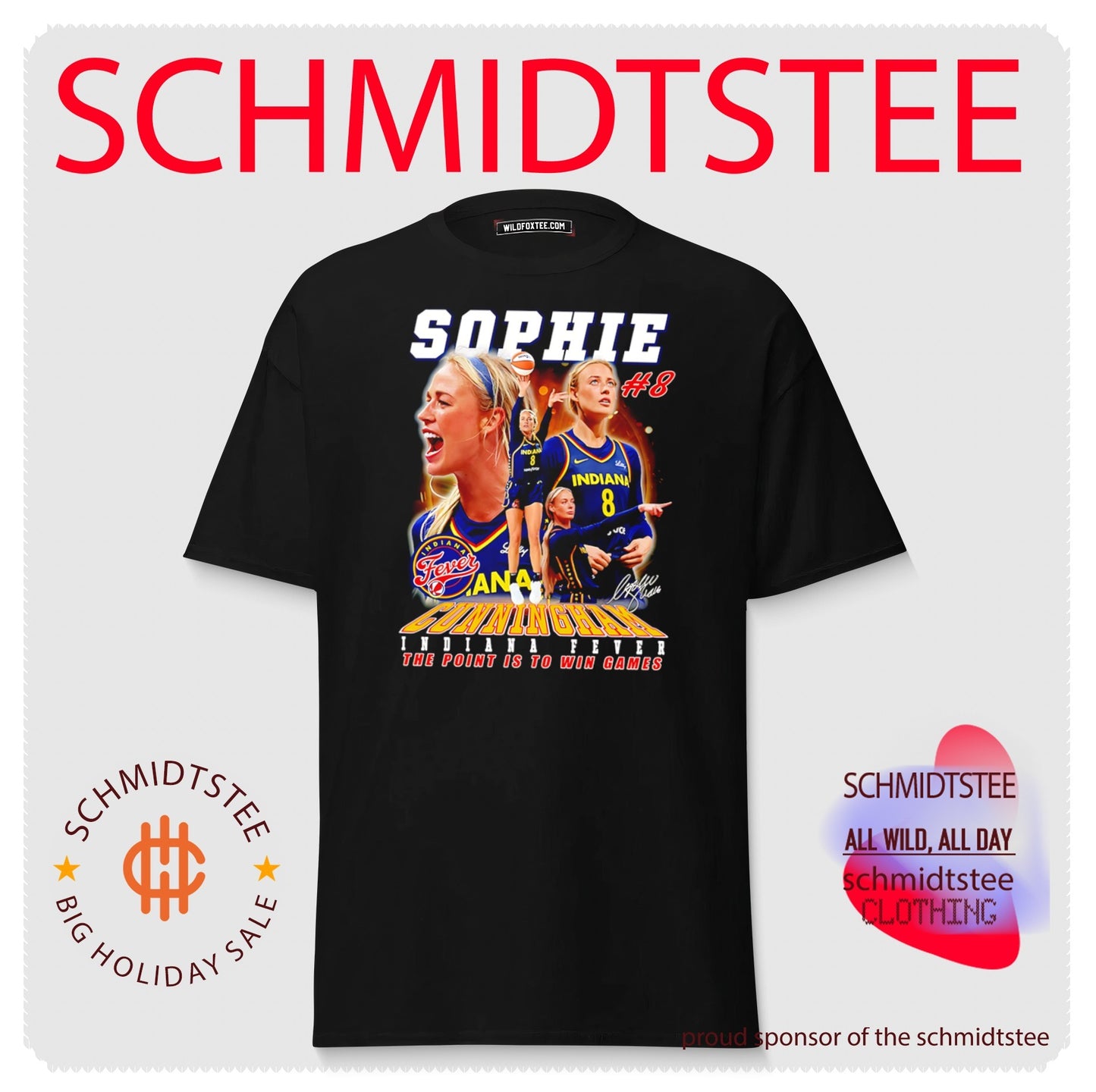 Sophie Cunningham Indiana Fever The Point Is to Win Games shirt (3)
