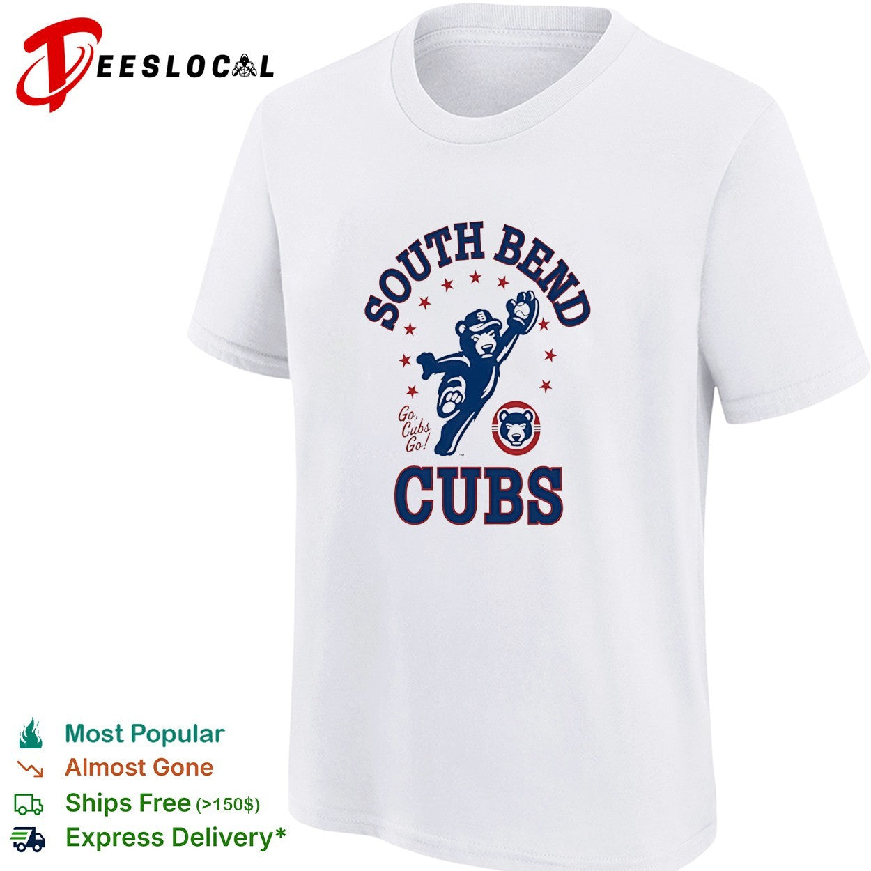 South Bend Cubs Go Chicago Cubs logo shirt