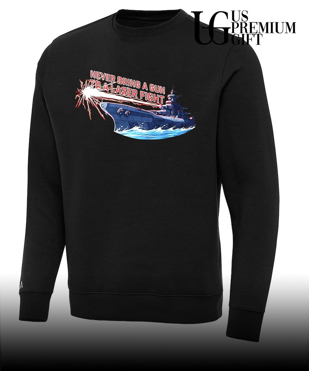 Space Battleship Yamato Never Bring a Gun to a Laser Fight shirt