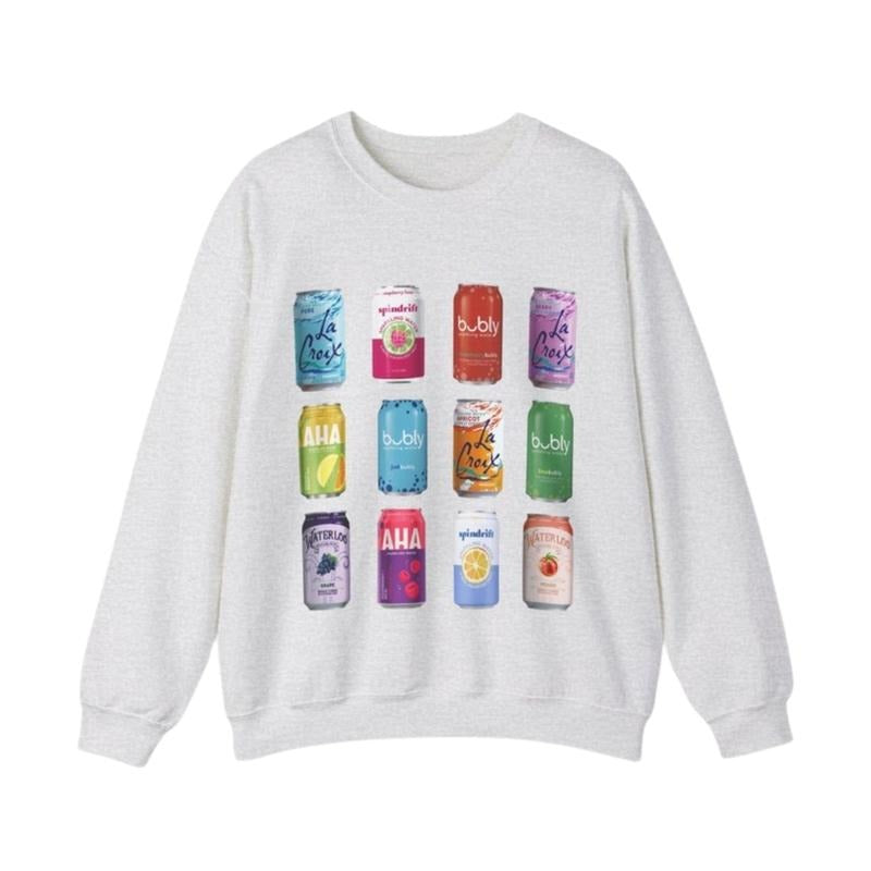 Sparkling Water Sweatshirt, Soda Unisex T-shirt Fun Gift For Soda Lover Retro Inspired Drink Shirt Unique Shirt For Party Or Festival Cocktail Tee Shirts, Hoodie