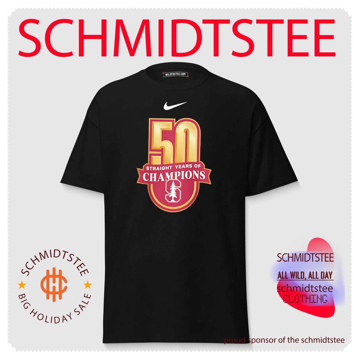 Stanford Cardinal 50 Straight Years of Champions shirt