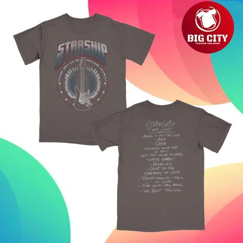 Starship Setlist Two Sided Shirt