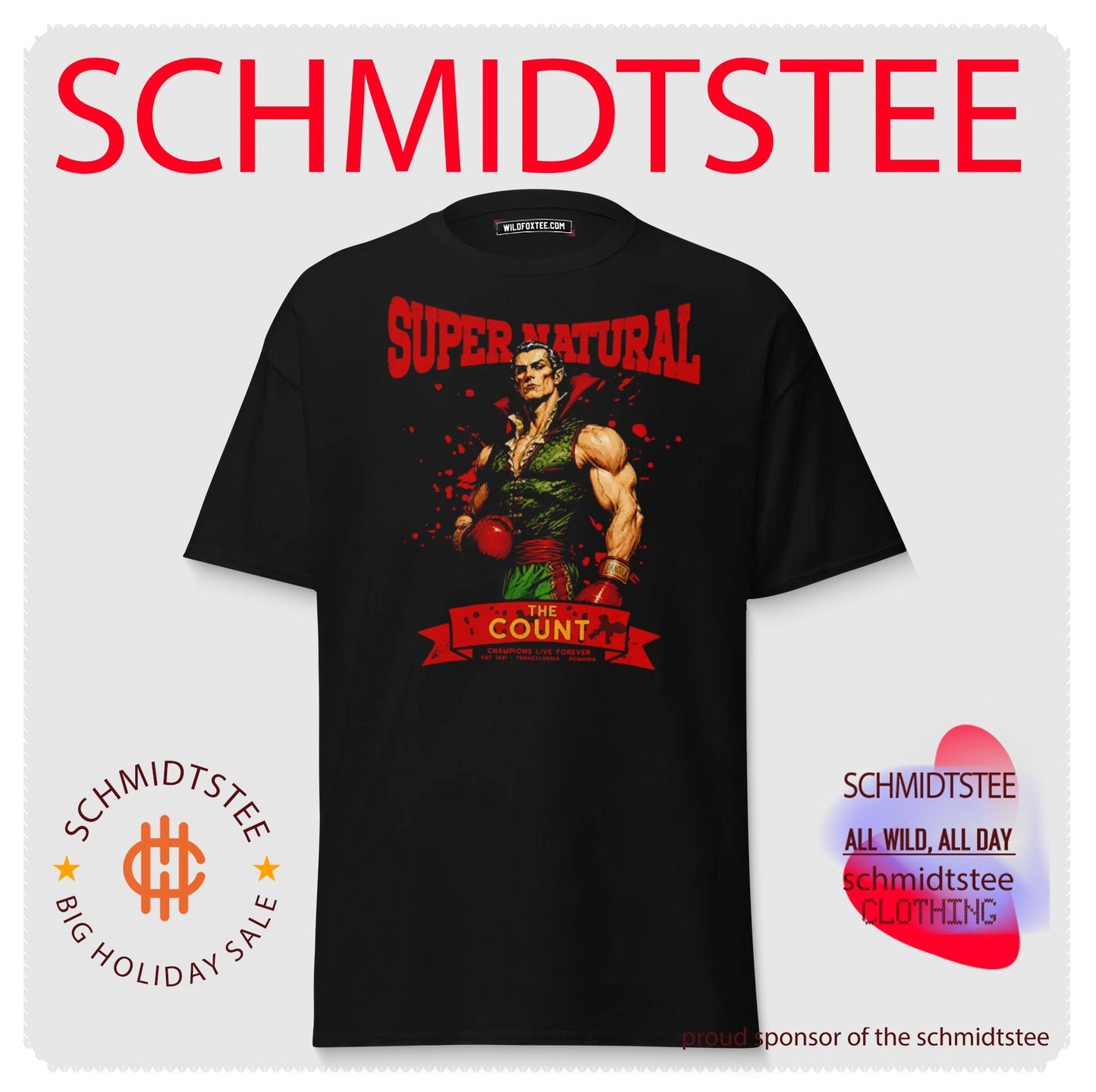 Super Natural The Count Dracula Boxing Champion shirt