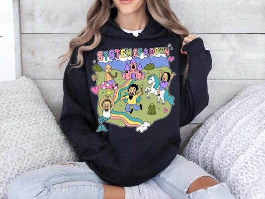 System of a Down Hoodie - System of a Down Unisex Metal Band Cozy Hoodie