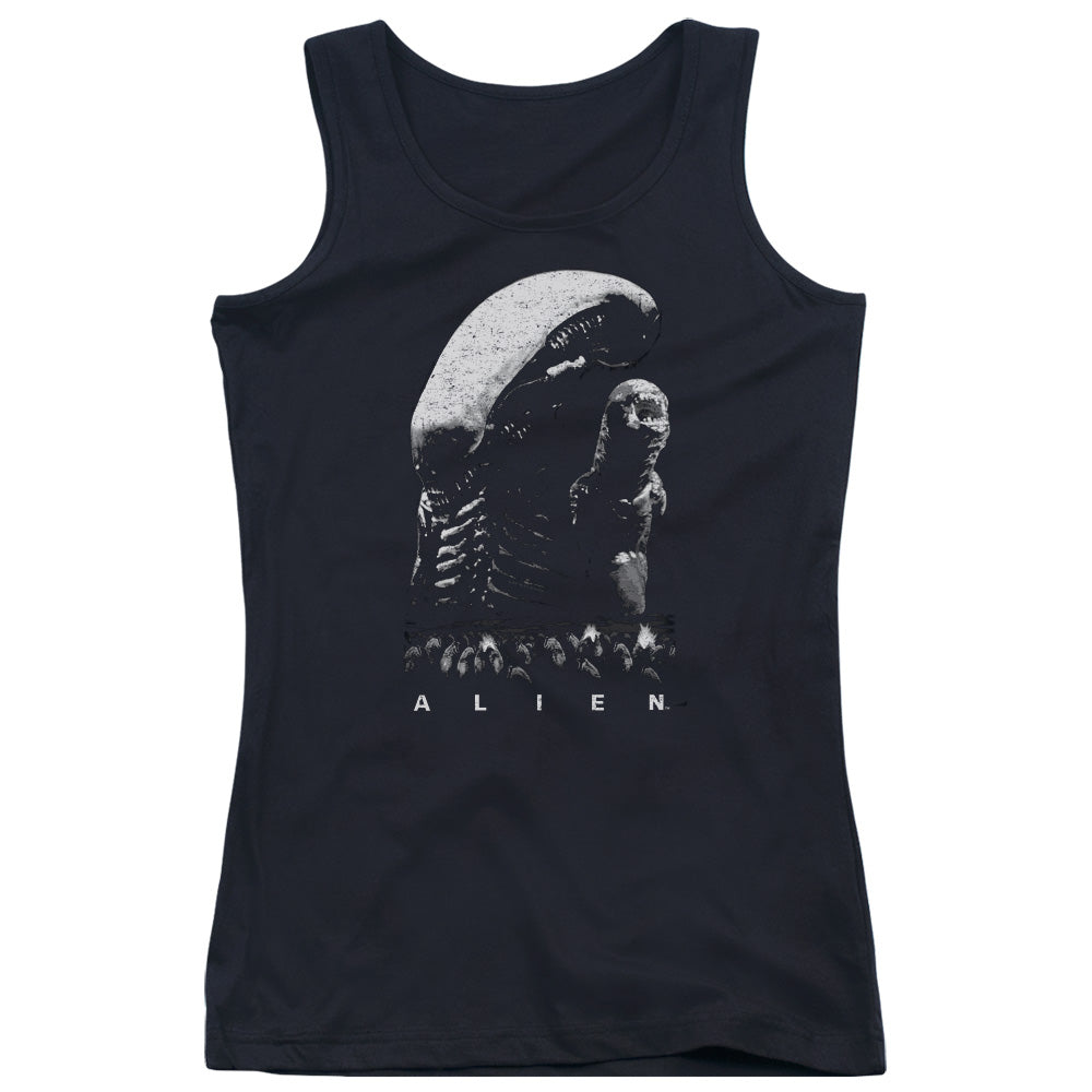 Alien Evolution Womens Tank Top Shirt Black