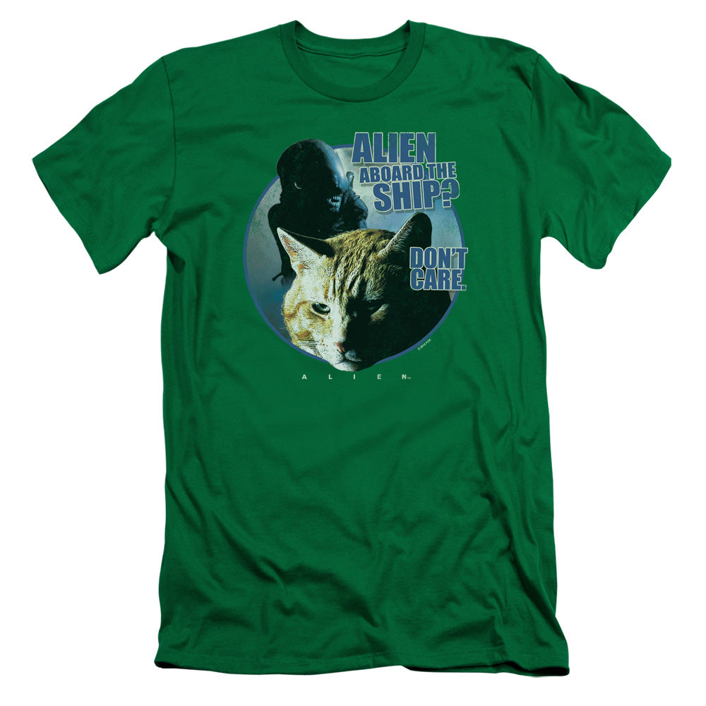 Alien Jonesy Slim Fit Mens T Shirt Kelly Green