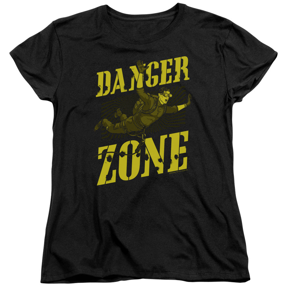 Archer Leap Of Faith Womens T Shirt Black - clothing by TeeHivey.com