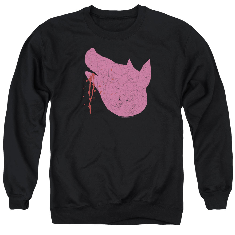 American Horror Story Pig Head Mens Crewneck Sweatshirt Black