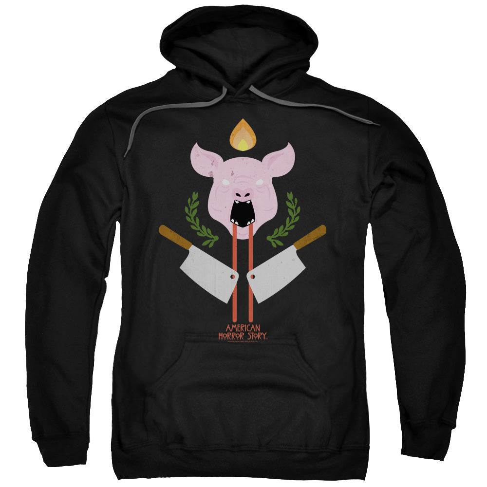American Horror Story Pig Cleavers Mens Hoodie Black