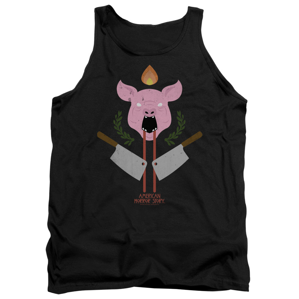 American Horror Story Pig Cleavers Mens Tank Top Shirt Black