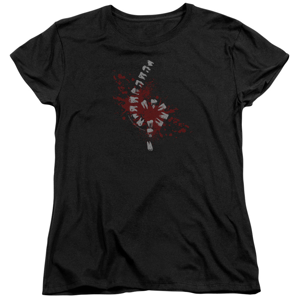 American Horror Story Teeth Womens T Shirt Black