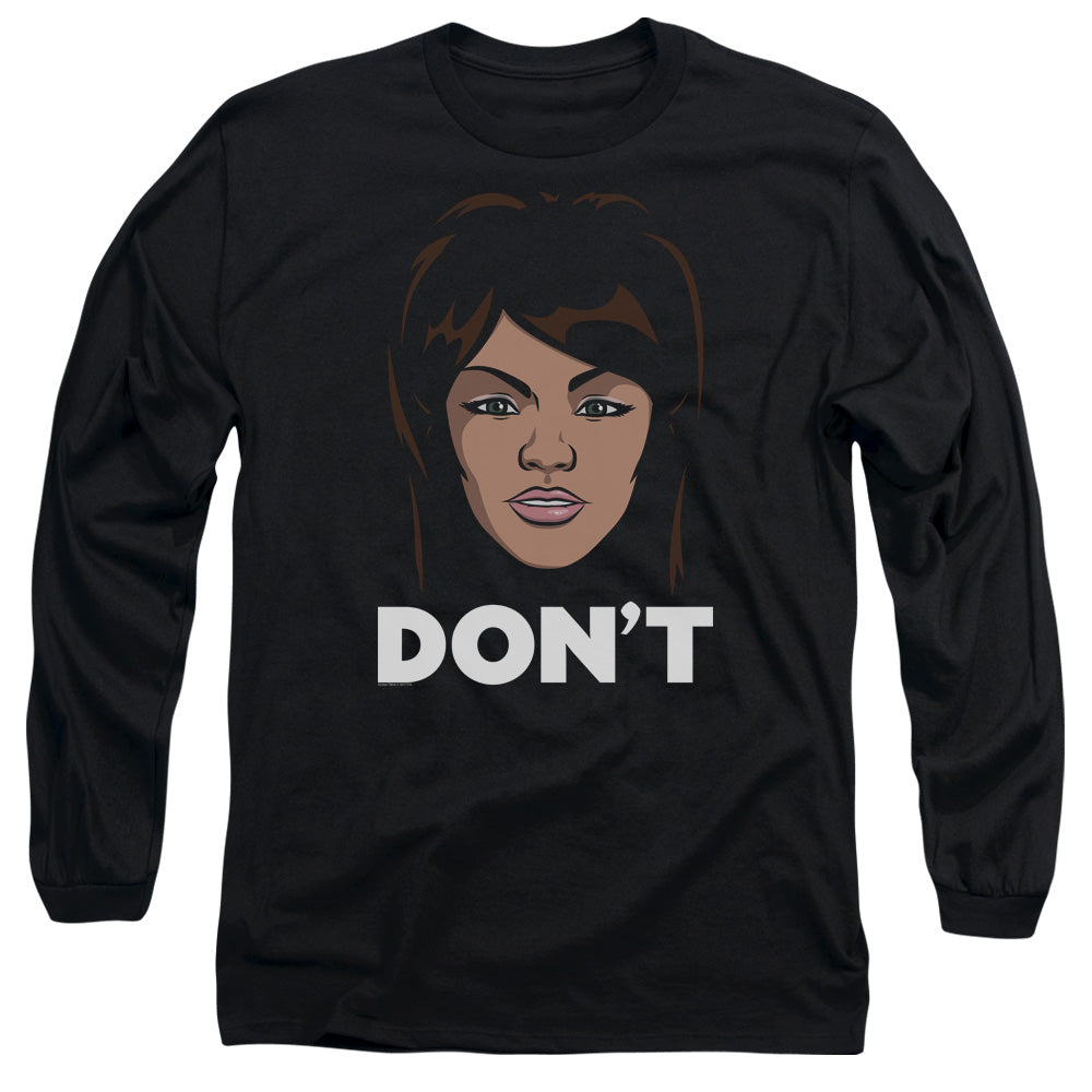 Archer Lana Dont Mens Long Sleeve Shirt Black - clothing by TeeHivey.com