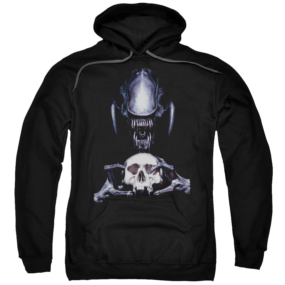 Aliens Trophy Mens Hoodie Black - clothing by TeeHivey.com
