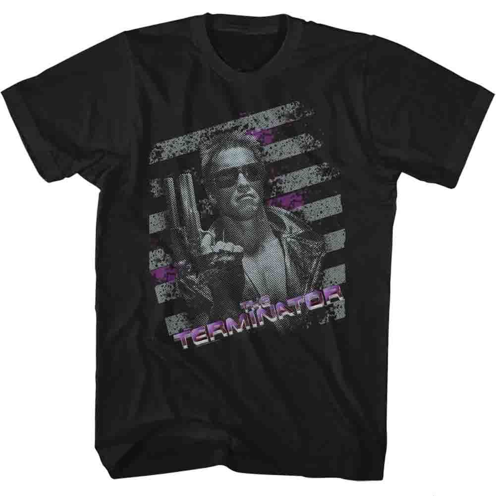 Terminator - Purple - Short Sleeve - Adult - T-Shirt - clothing by TeeHivey.com