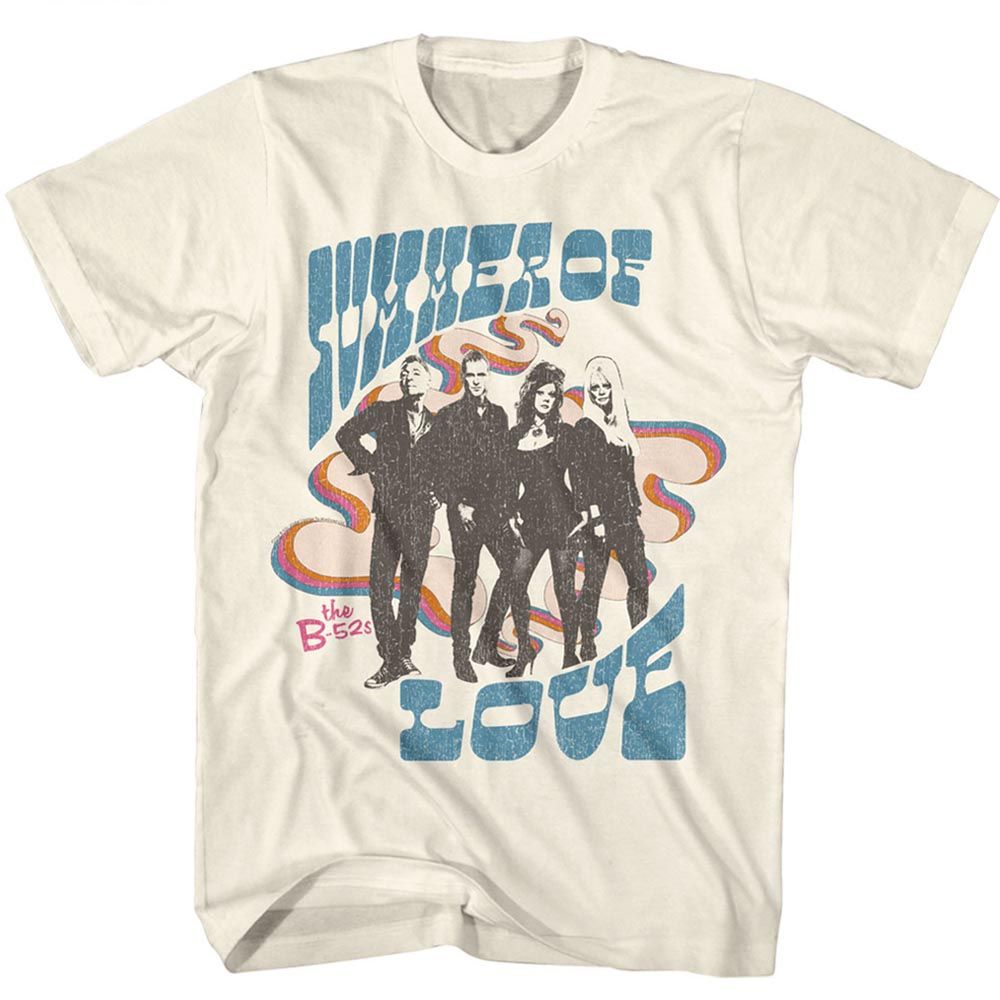 The B52S - Summer Of Love - Short Sleeve - Adult - T-Shirt