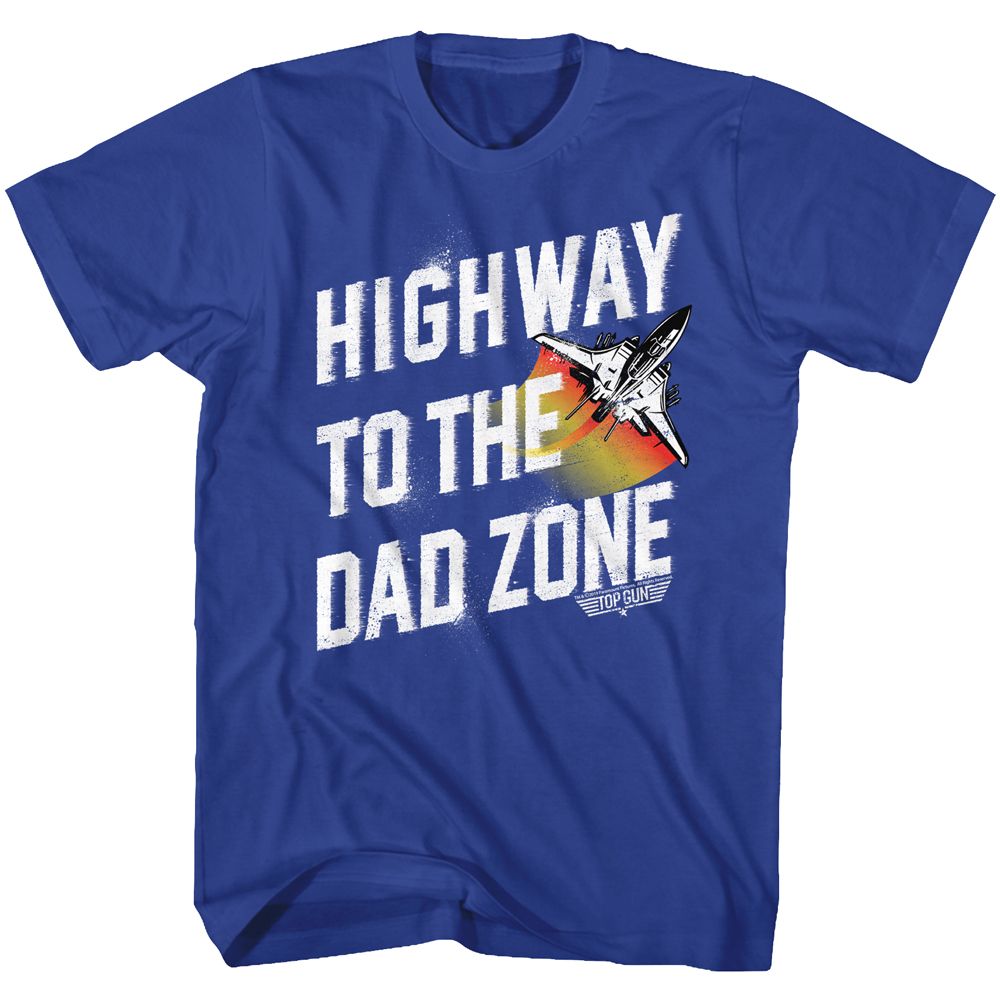 Top Gun - Hwy To Dad Zone - Short Sleeve - Adult - T-Shirt - clothing by TeeHivey.com