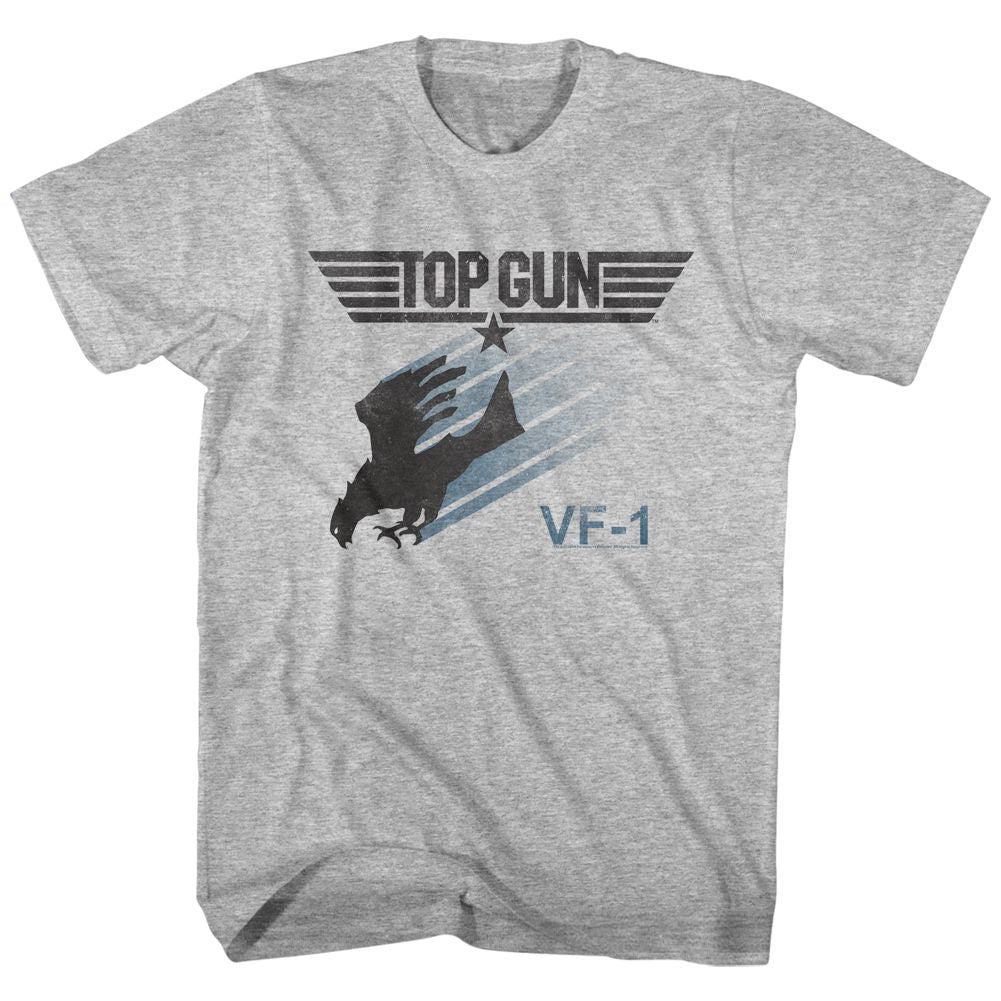 Top Gun - Bird Of Thunder - Short Sleeve - Heather - Adult - T-Shirt - clothing by TeeHivey.com