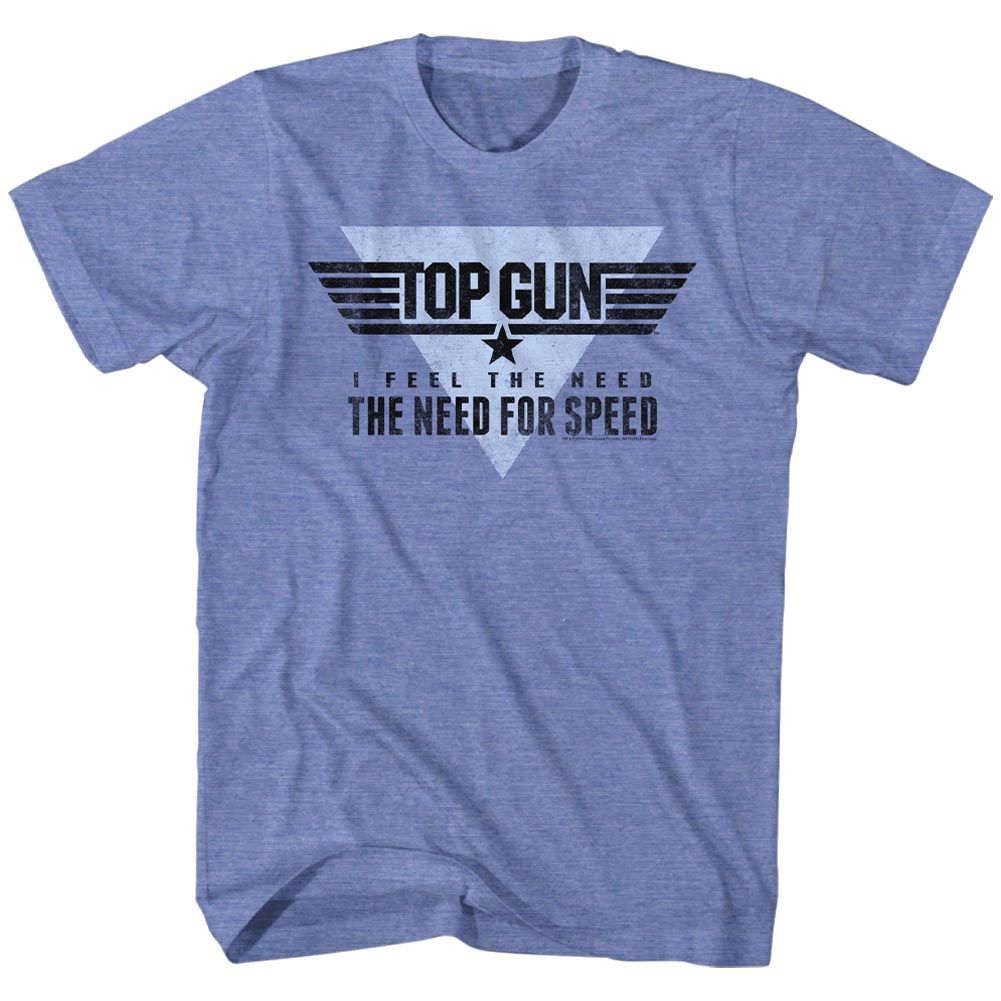 Top Gun - Speed Yeah - Short Sleeve - Heather - Adult - T-Shirt