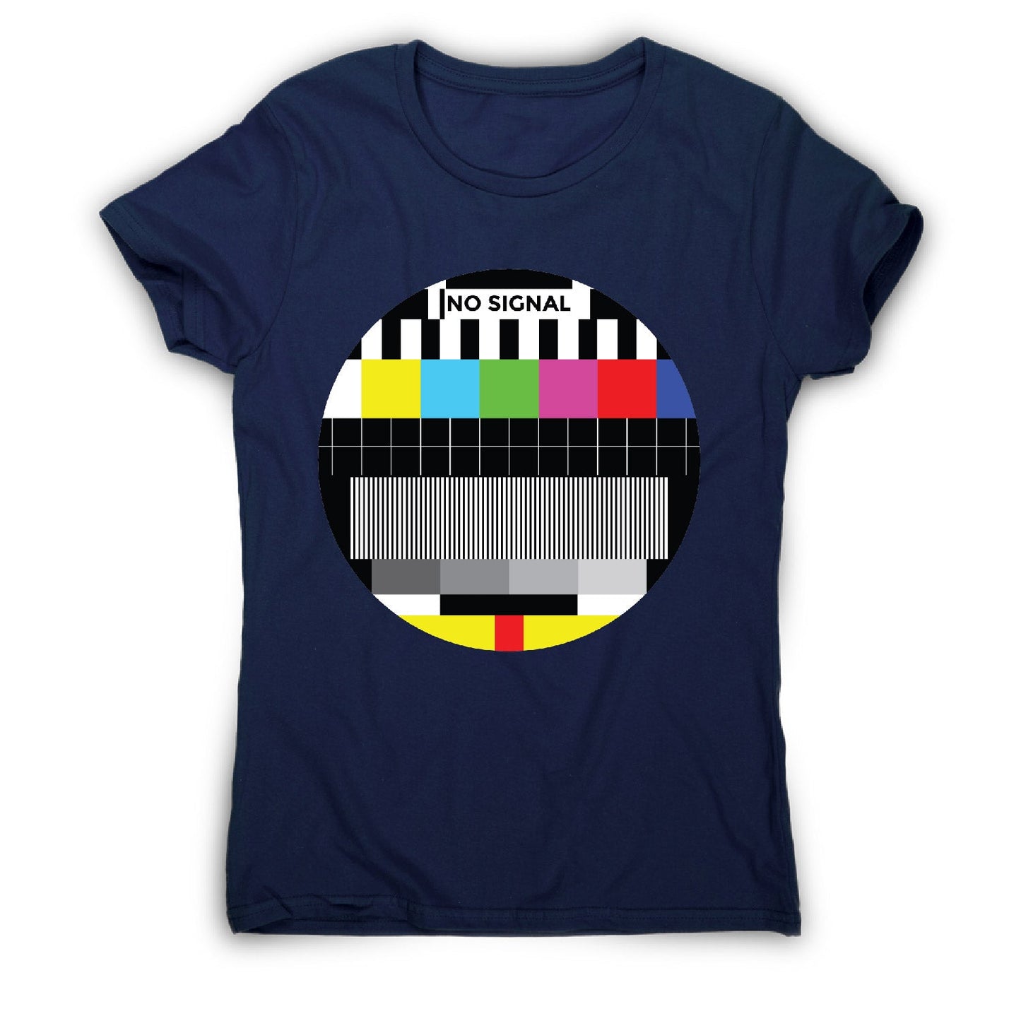 Tv signal - illustration graphic women's t-shirt