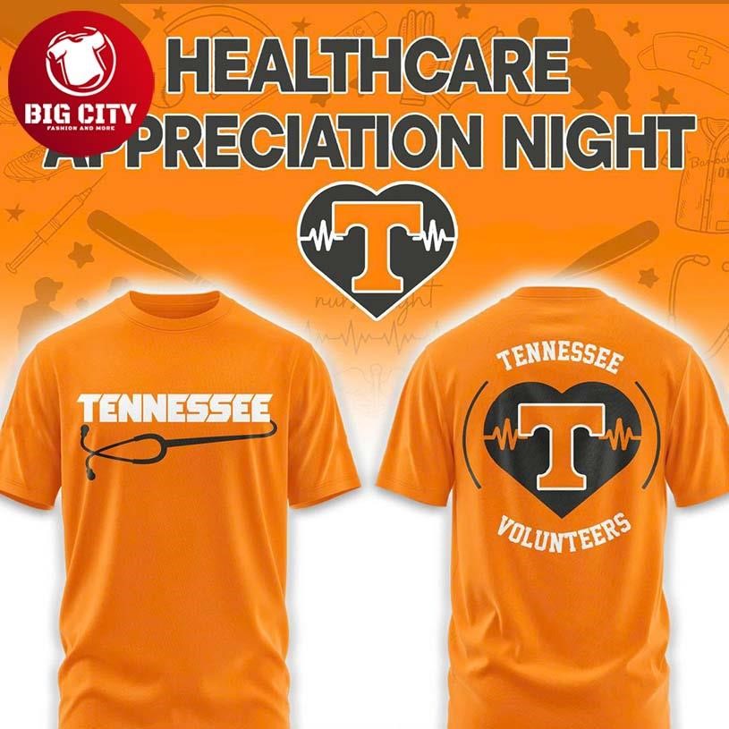 Tennessee Volunteers Healthcare Appreciation Night 2026 MLB Two Sided Shirt