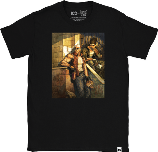 THE KING OF FIGHTERS - 'Terry & Joe' T-Shirt - Black - clothing by TeeHivey.com