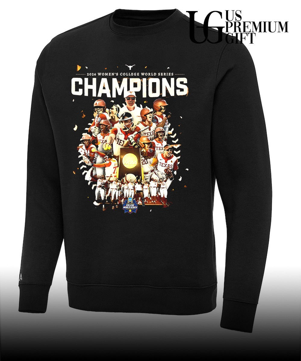 Texas Longhorns Back-to-back NCAA Women’s College World Series National Champions 2026 poster shirt