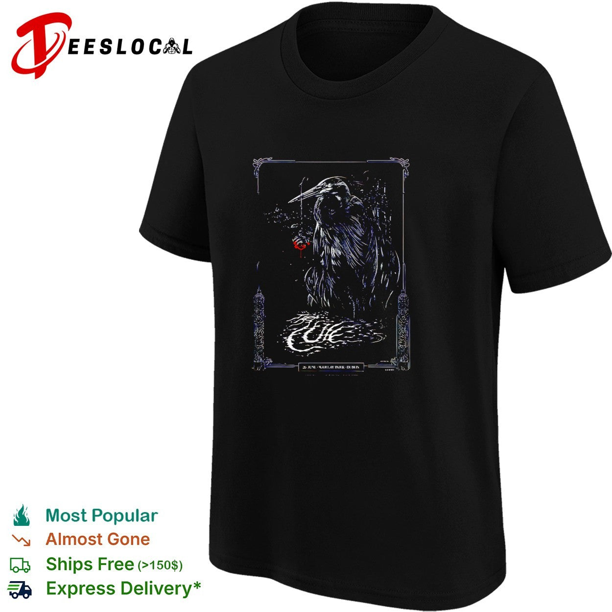 The Cure Dublin Ireland 2026 At Marlay Park On 26 June 2026 shirt