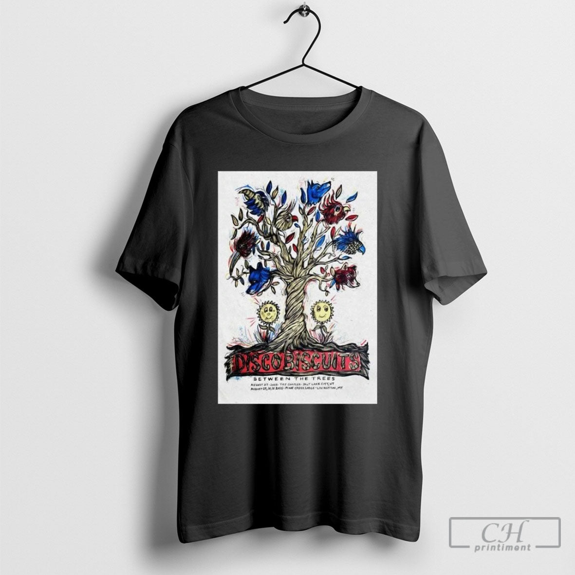 The Disco Biscuits August 29 31 2025 Pine Creek Lodge In Livingston Mt T Shirts