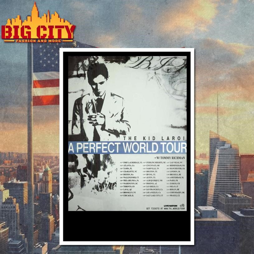 The Kid Laroi A Perfect World Tour 2026 Schedule Dates Home Decor Poster Shirt