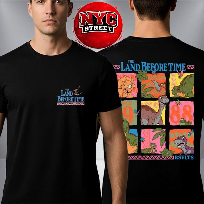 The Land Before Time Prehistoric Pals Two Sided Shirt