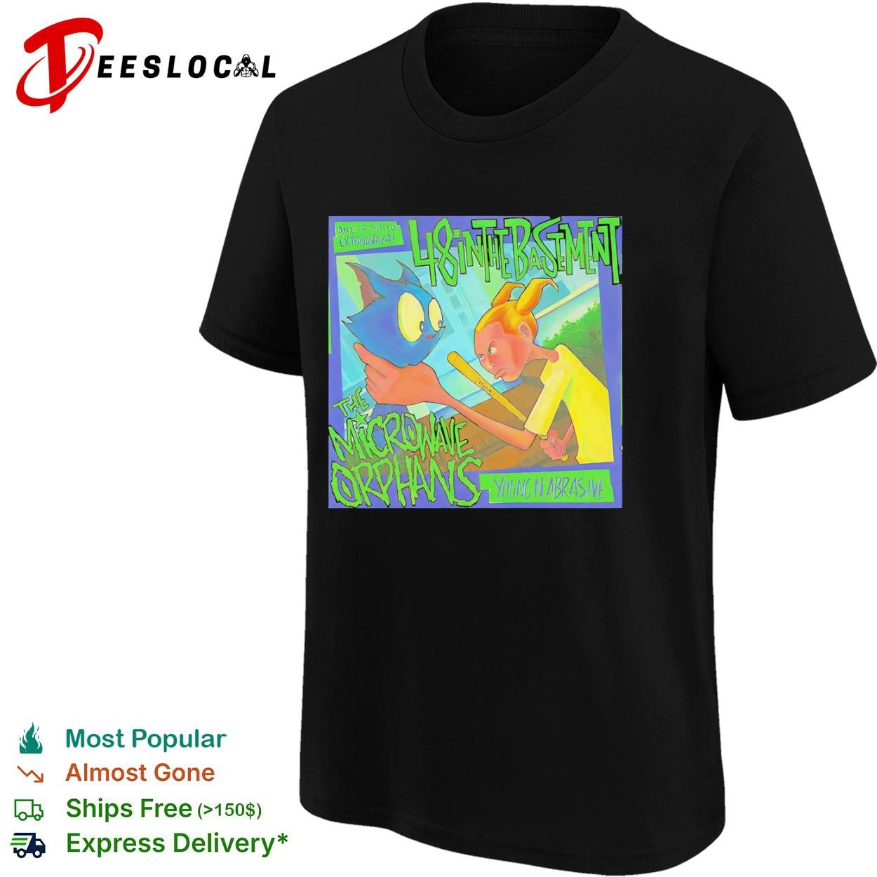 The Microwave Orphans Young n Abrasive 48 in the Basement shirt