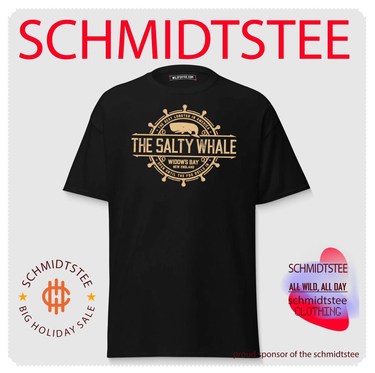 The Salty Whale of Widow’s Bay New England shirt