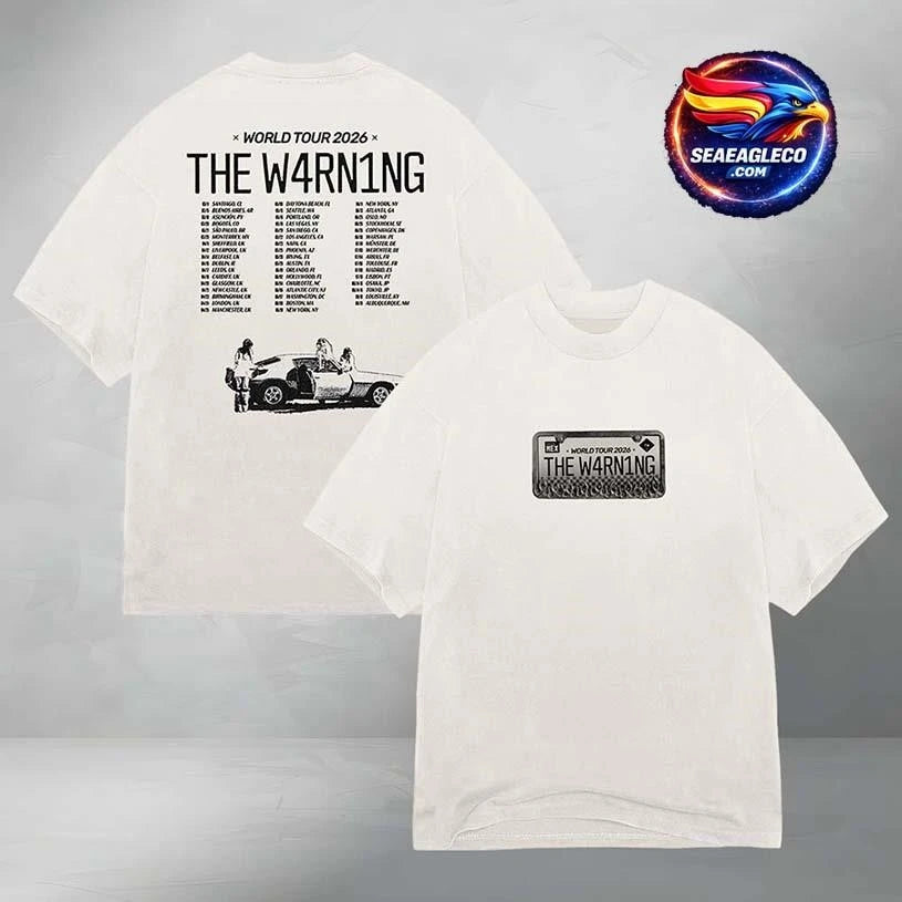 The Warning Band TW World Tour 2026 Exclusive Two Sided Shirt