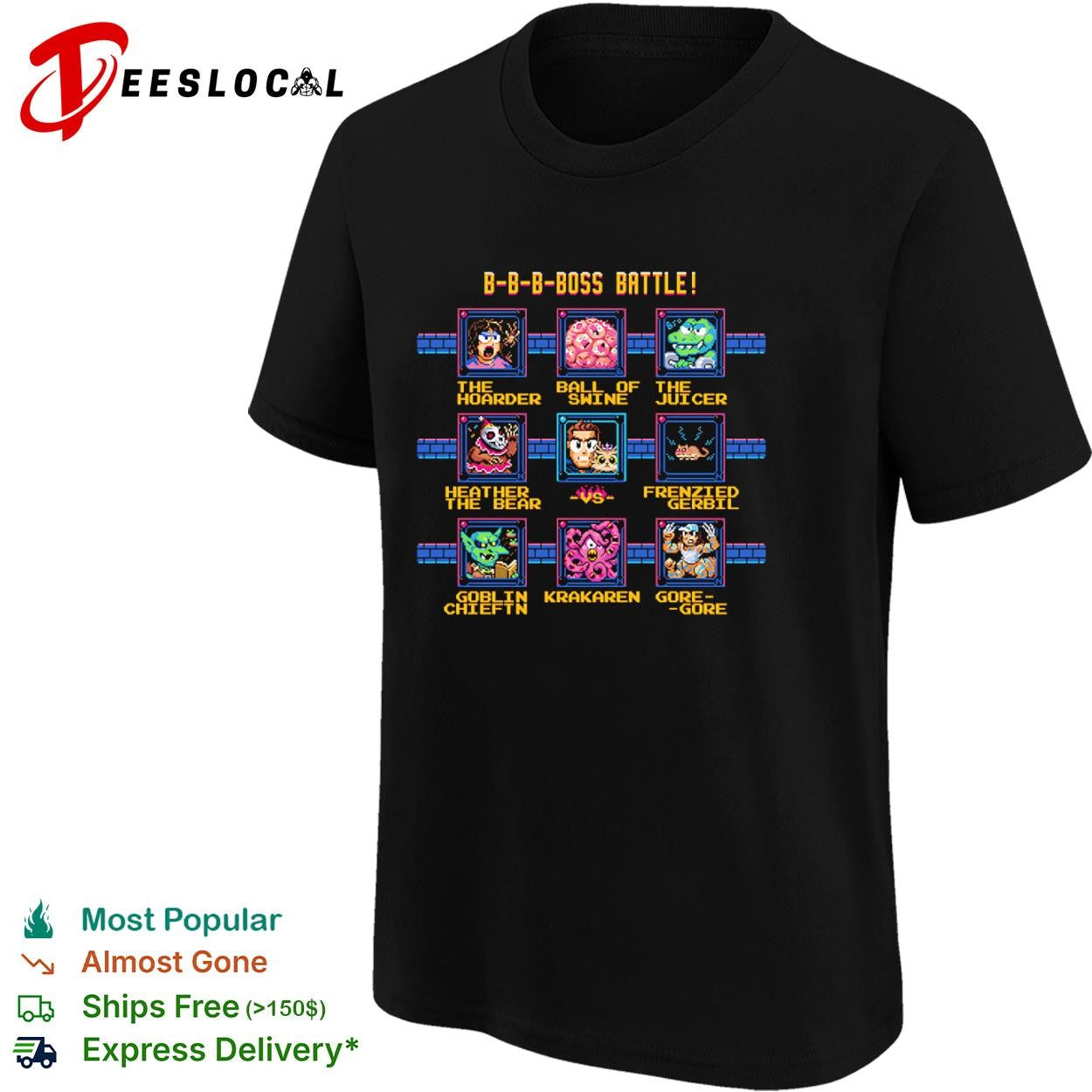 The center features Carl and Princess Donut shirt