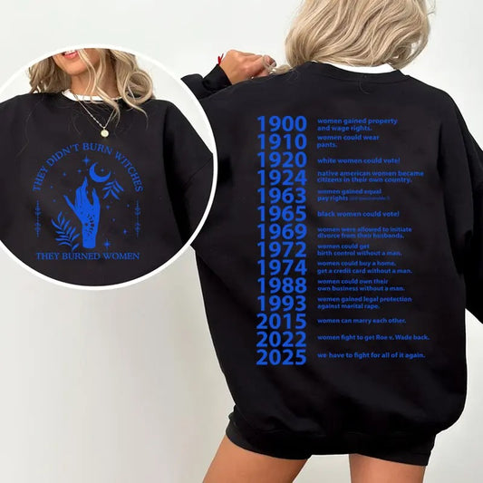 They Didn't Burn Witches They Burned Women Shirt 2025, Feminism Shirt, Feminist Witch Shirt, Women Empowerment, Her Power, Women'ss Rights Shirt