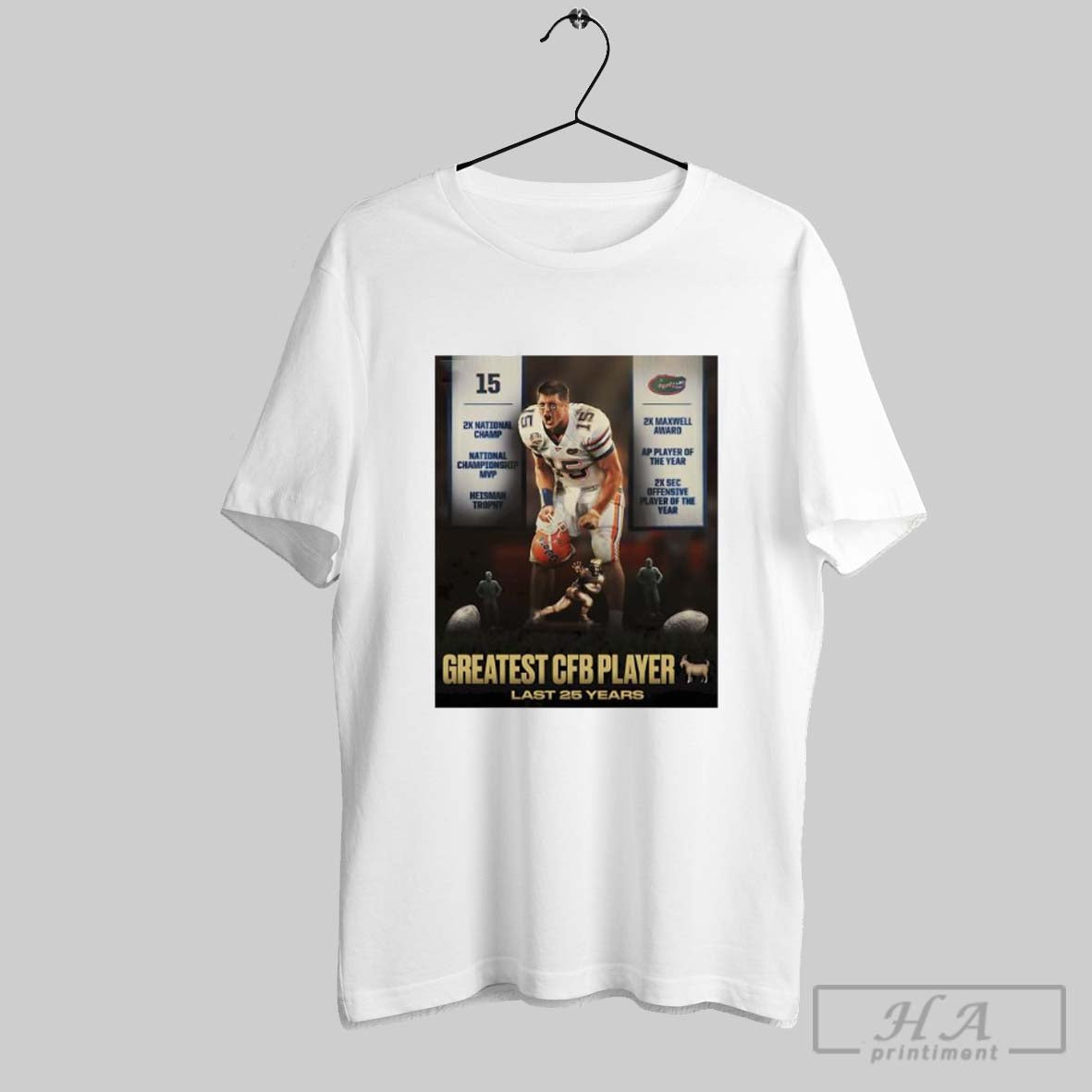 Tim Tebow Greatest Cfb Player - clothing by TeeHivey.com