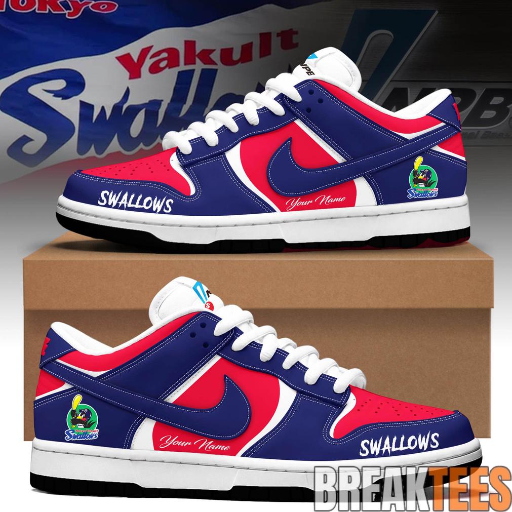 Tokyo Yakult Swallows Custom Dunk Low Sneakers